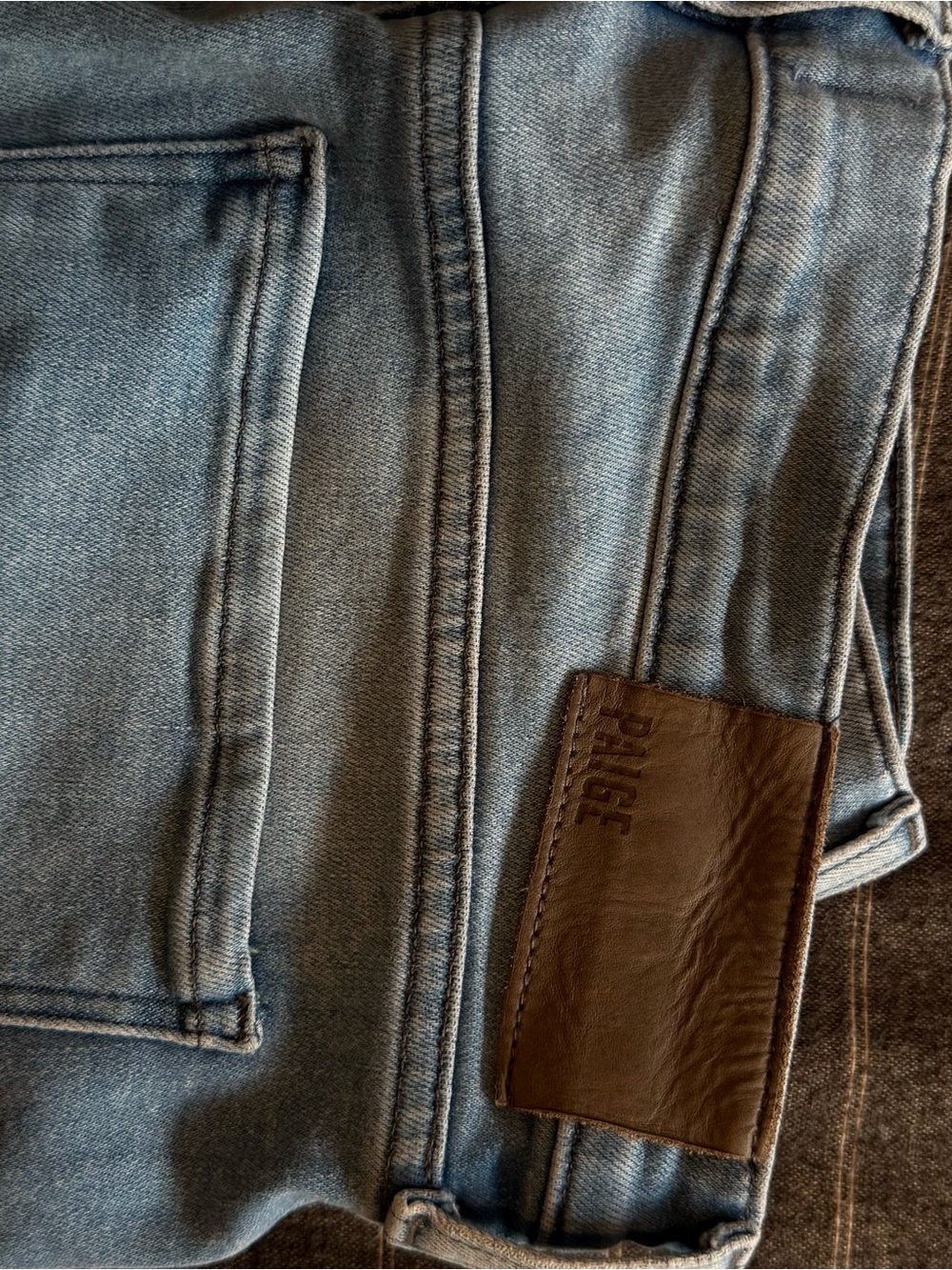 PAIGE Men's Light Blue Slim Straight Jeans (LENNOX)